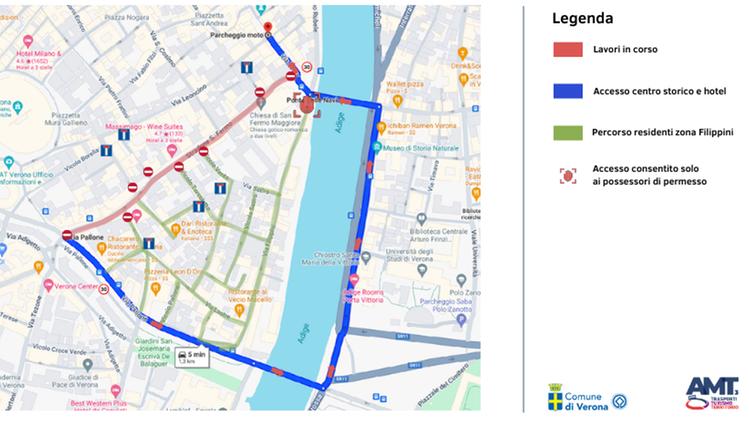 Riaperti (in anticipo) Stradone San Fermo e stradone Maffei L'Arena
