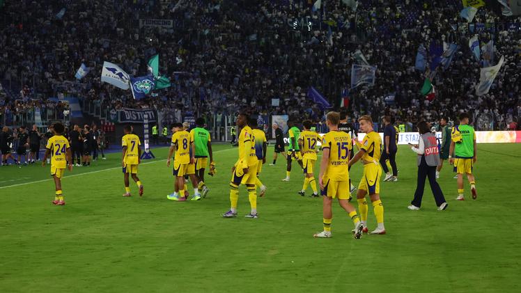 L'Hellas esce dal campo all'Olimpico