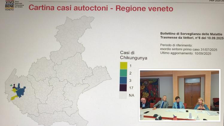 Il bollettino della regione Veneto