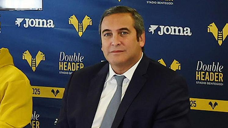 Il presidente. In Italia Zanzi è stato dirigente della Roma e ora numero uno scaligero FOTOEXPRESS