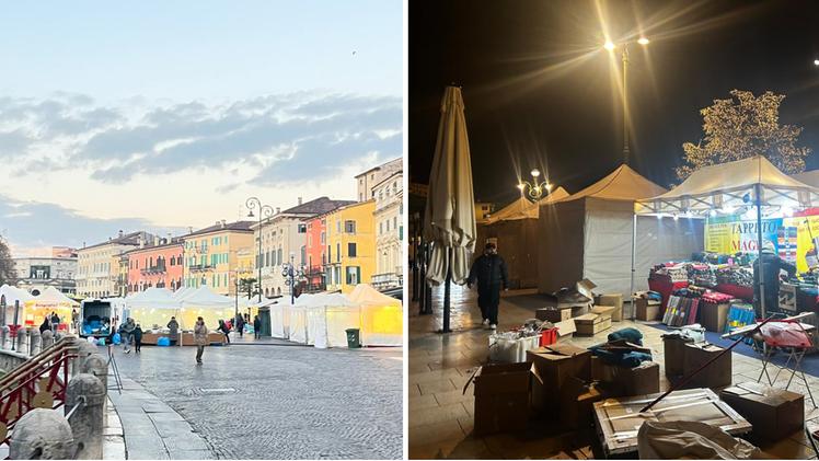 Allestiti nella notte i banchetti di Santa Lucia