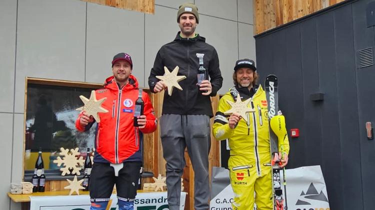 Davide Grechi terzo sul podio della combinata