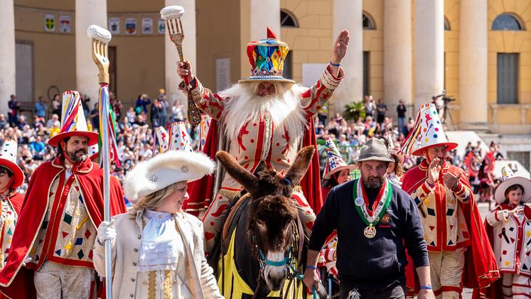 Papà del Gnoco in una precedente edizione del Venerdì Gnocolar
