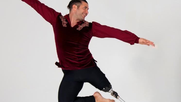 Daniele Terenzi, ballerino con una protesi alla gamba