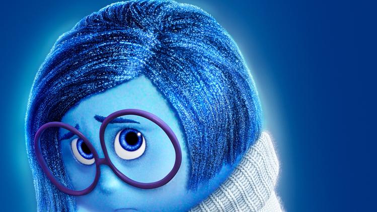 Tristezza, uno dei personaggi del cartone Disney Inside Out