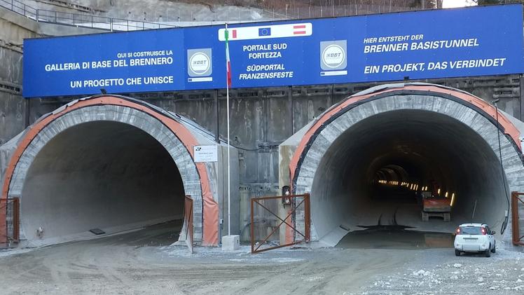 Cantiere L’inizio della galleria del nuovo tunnel del Brennero a Mules di Fortezza