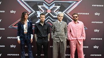I 4 giudici di X Factor (Foto ANSA/DANIEL DAL ZENNARO)