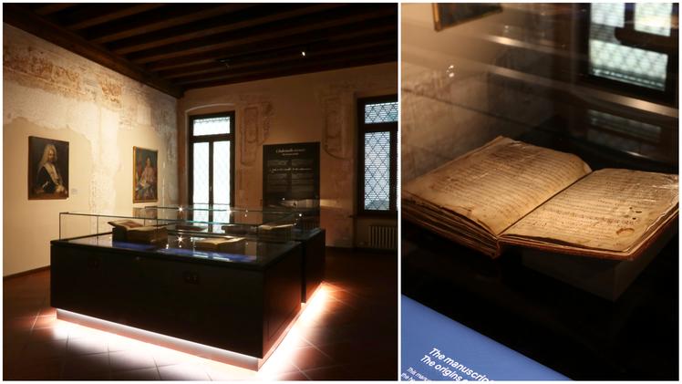 La biblioteca Capitolare di Verona con i suoi preziosi manoscritti in esposizione