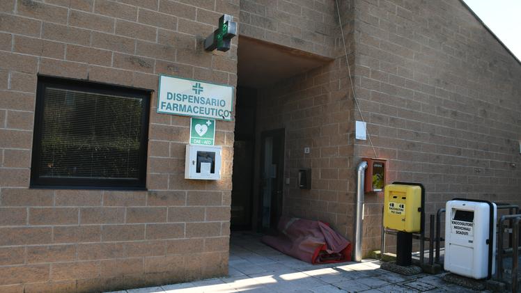 Il dispensario farmaceutico a Custoza (foto Pecora)