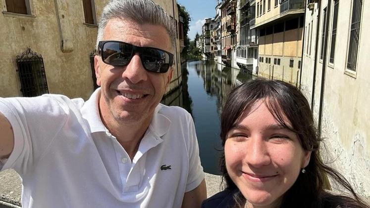 Gino Cecchettin con la figlia Giulia