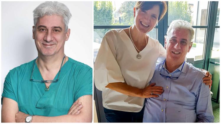 Il chirurgo Massimo Falconi con la moglie Nora Sartori, anche lei medico, scomparsa nel 2023 per un tumore al pancreas