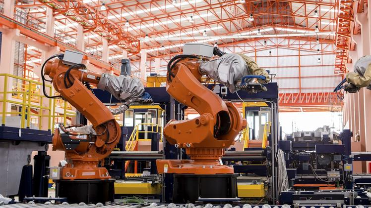 Robot nella produzione industriale