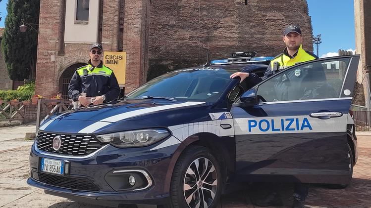 La polizia locale di Villafranca