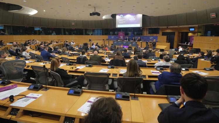 La presentazione del Vinitaly al Parlamento europeo (foto Ennevi)