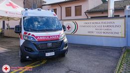 La nuova ambulanza della Croce Rossa di Bardolino
