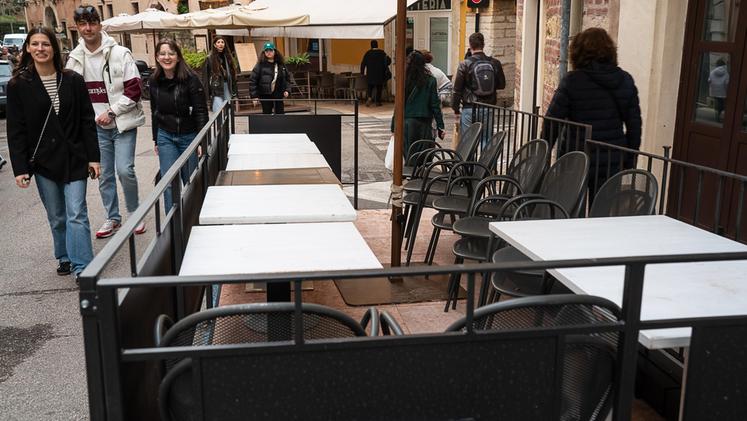Tavolini in centro a Verona