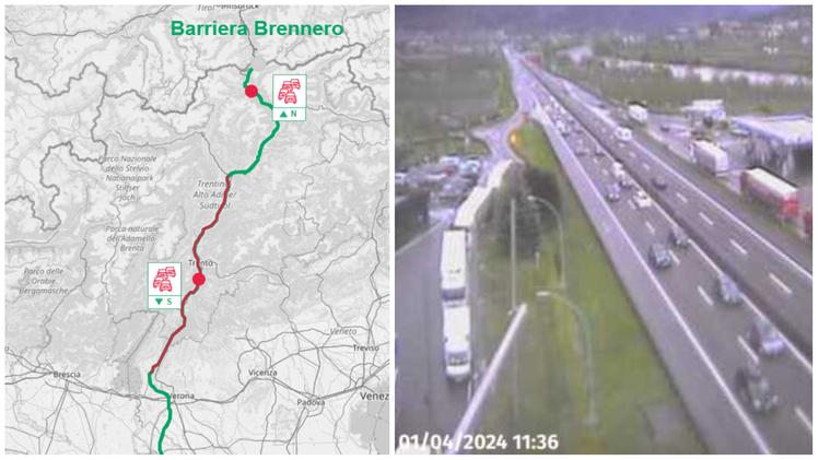 Code e rallentamenti in direzione sud sulla Brennero-Modena