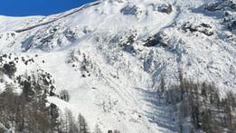 Una valanga si è verificata oggi a Forcella della Neve, sopra Misurina (Belluno)