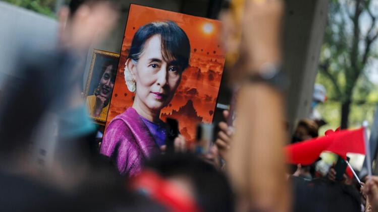 L'ex leader birmana Aung San Suu Kyi