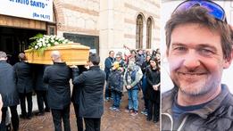 Il funerali di Edoardo Piccoli