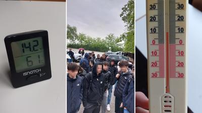 Ieri i ragazzi dello Stefani-Bentegodi si sono rifiutati di entrare in classe viste le temperature in classe