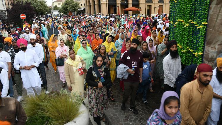 La processione Sikh a San Bonifacio