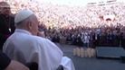 Papa Francesco nell'anfiteatro per l'Arena di Pace