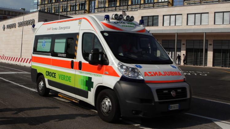 Un'ambulanza davanti al Pronto soccorso