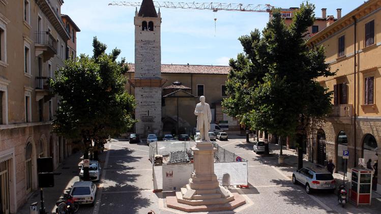 Conclusi in piazza Santi Apostoli: il parcheggio interrato avrà 40 posti auto FOTO MARCHIORI   