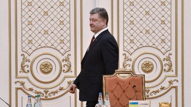 Il presidente ucraino Petro Poroshenko