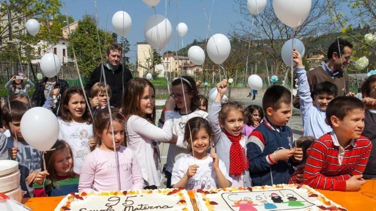 La festa per i 95 anni di attività dell'asilo Cesiolo