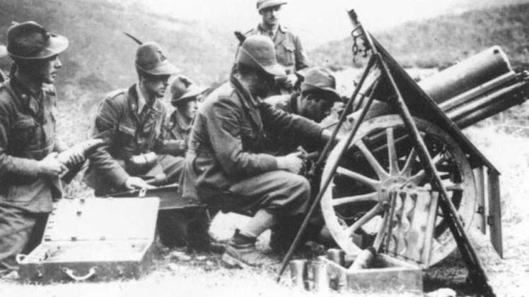 Artiglieri sul fronte greco nella seconda guerra mondiale