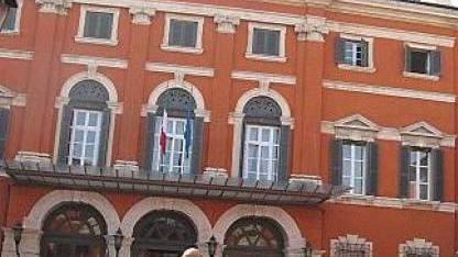L'ingresso di Palazzo Carli