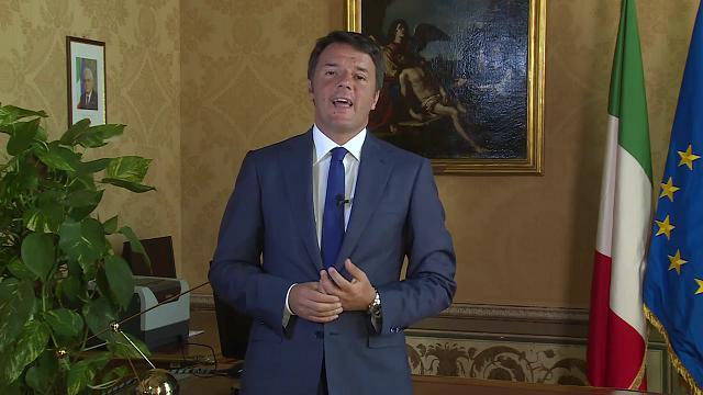 Il videomessaggio di Renzi: ''La politica riparte, segnali di ripresa''