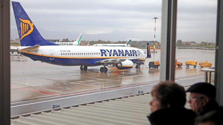Un volo Ryanair sulla pista del Catullo