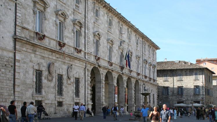 Il palazzo che ospita la pinacoteca di Ascoli Piceno