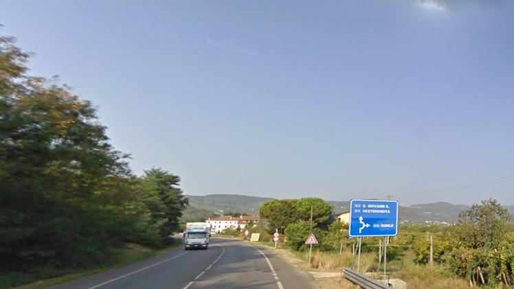 Via Moschina a Montecchia (Google maps)