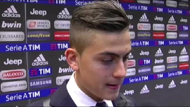 Il giovane fuoriclasse della Juventus si è detto felice per il gol che ha sbloccato la partita con la Roma e ha parlato del connazionale Higuain: "Un fuoriclasse del gol, spero che continui a segnare molto. Ma non a noi..."