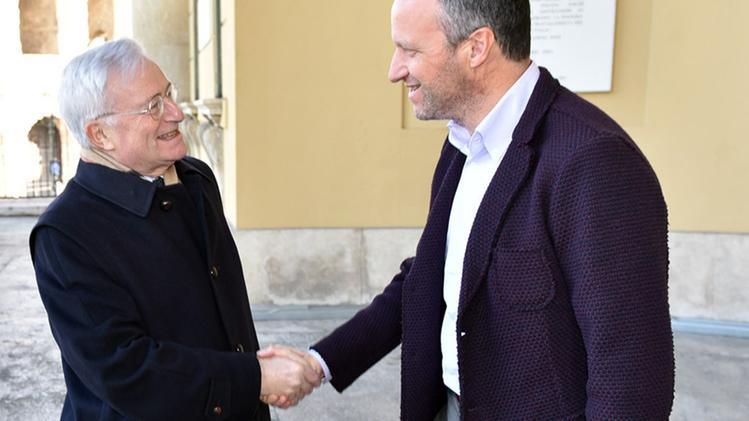 Il neo presidente Mazzucco con il sindaco Flavio Tosi