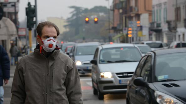 Corso Milano, uno dei punti più neri per lo smog
