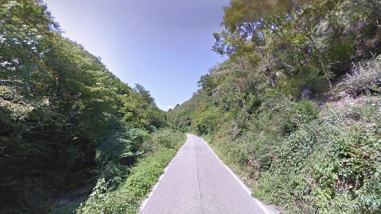 Un tratto della Pissarotta, dalla Valsquaranto a Roverè (foto Google maps)