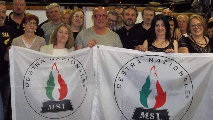 Gli esponenti del Ms-Destra nazionale al recente incontro a Verona
