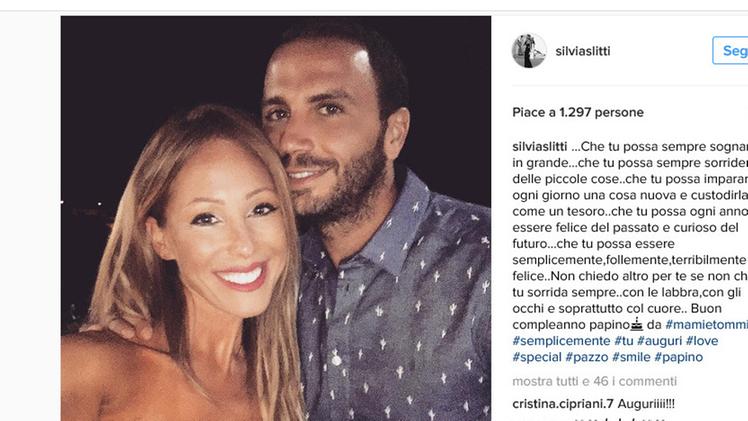 Il post di Silvia Slitti, moglie del «Pazzo», su Instagram