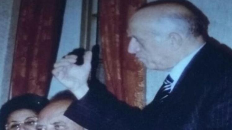 Roberto Zanolli e Giorgio Zanotto a una cena di ex allievi del Lorgna