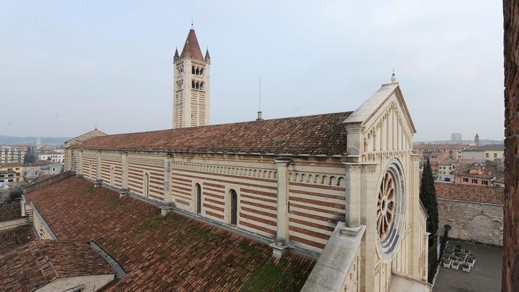 Luca Scappini La basilica di San Zeno è uno degli edifici di culto cittadini a rischio per i terremoti
