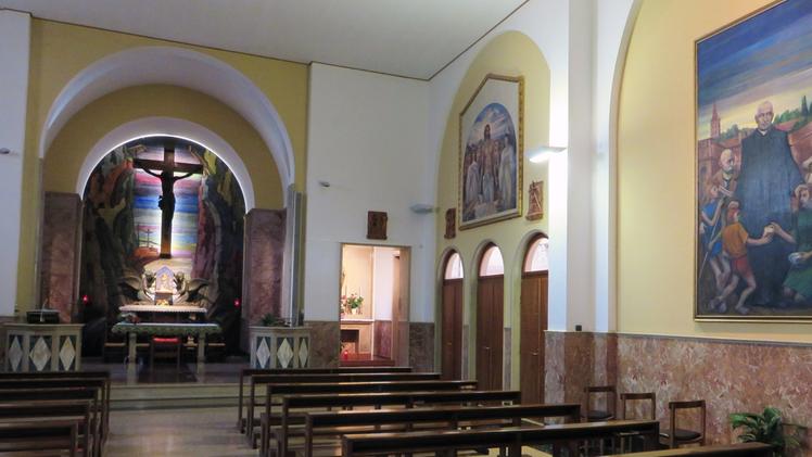 La chiesa interna dell’ospedale del Sacro Cuore