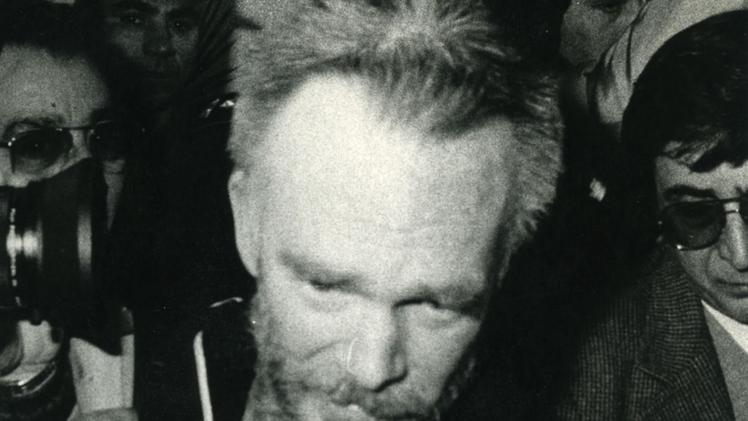 Il generale James Lee Dozier dopo la liberazione a Padova nel 1982
