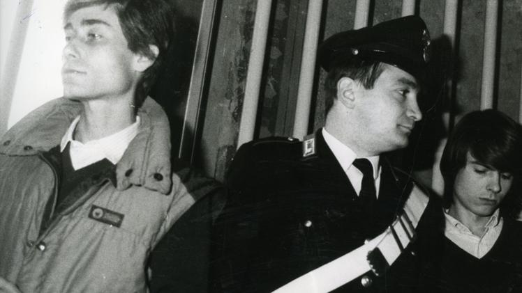 Abel e Furlan durante un processo nel 1987