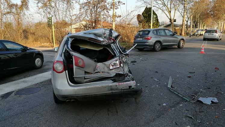 Incidente sulla strada Bresciana (DIENNEFOTO)
