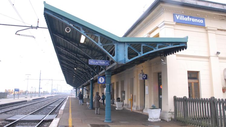La stazione ferroviaria di Villafranca (foto d' archivio)